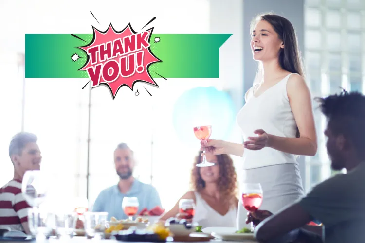Thank You! Gepersonaliseerd lied voor jubilarissen, werknemers, personeel
